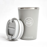 Cool grey Insulated Tumbler with lid Sustainable Branded merchandise