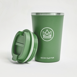 Green Insulated Tumbler with lead. Sustainable Branded merchandise