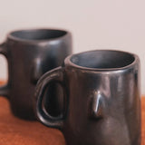 Black Clay Coffee Mug