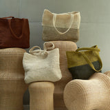 Crochet tote bags made from sustainable materials