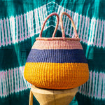 Bolga straw basket made in Ghana 