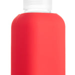 Eco glass bottle and silicon sleeve 500ml in orange