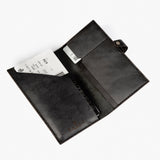 Hand-Stitched Vegan Leather Passport Holder