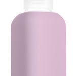 Eco glass bottle and silicon sleeve 500ml in purple