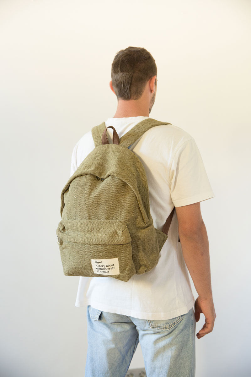 Hemp Messenger Backpack