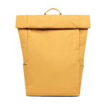 Recycled Vegan Roll-Top Backpack Yellow 