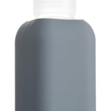 Eco glass bottle and silicon sleeve 500ml in dark grey