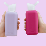 Eco glass bottle and silicon sleeve 500ml 