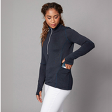 Women zip neck jumper