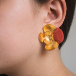 24kt Gold Plated Bronze Earrings