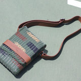 Handwoven Upcycled Messenger Bag