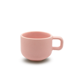 pink ceramic coffee cup 