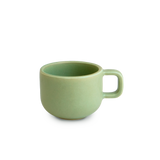 green mint ceramic cup